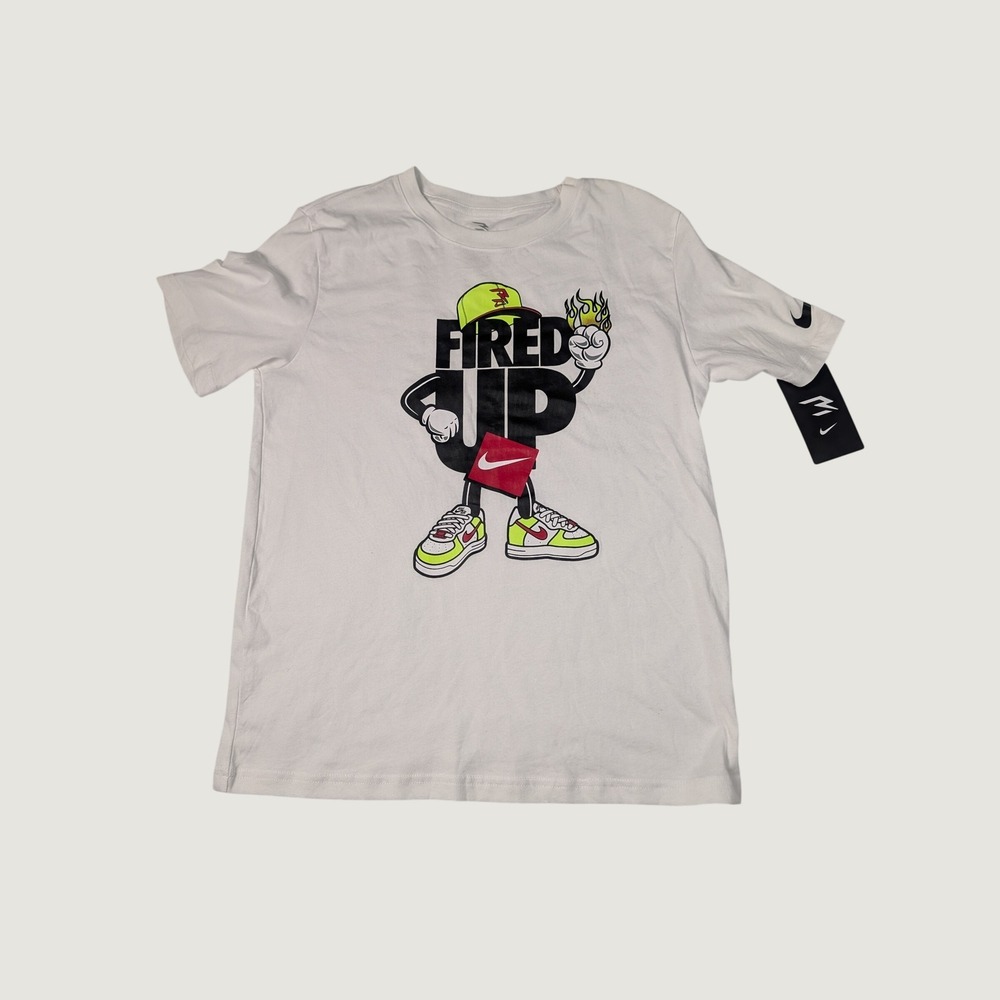3BRAND Nike Fired Up Graphic T-Shirt Youth Large 12-13 NWT